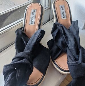 Steve Madden lace up wedges